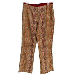 Paisley Anthropologie pants